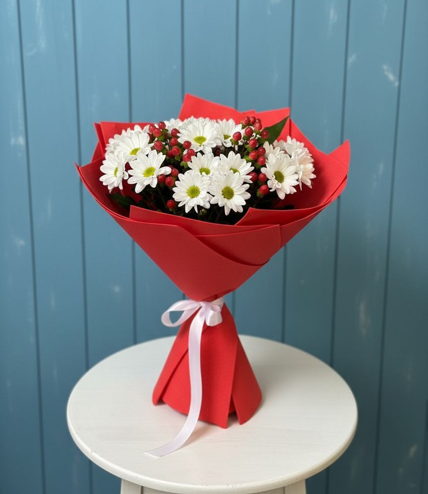 Букет цветов из: Хризантемы в Ялуторовске