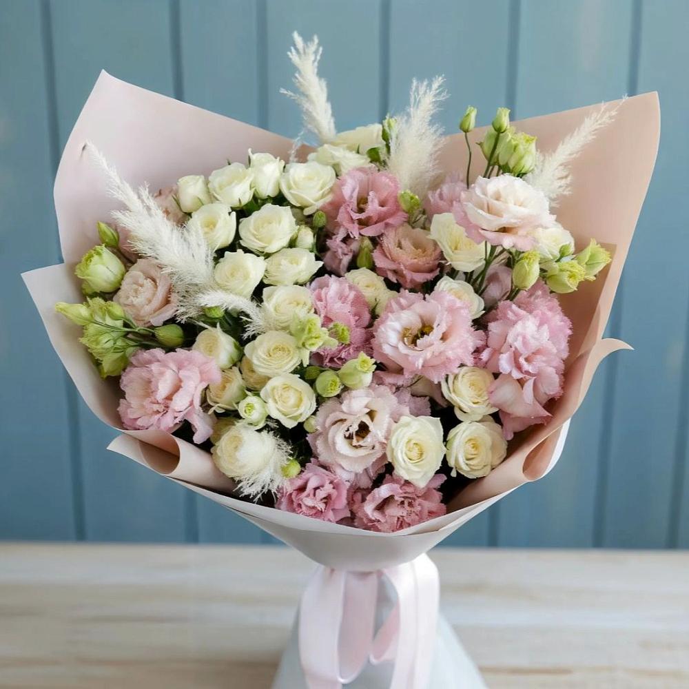 Букет цветов из: Альстромерии и Розы в Ялуторовске