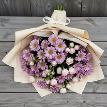 Букет цветов из:  Розы и Хризантемы в Ялуторовске