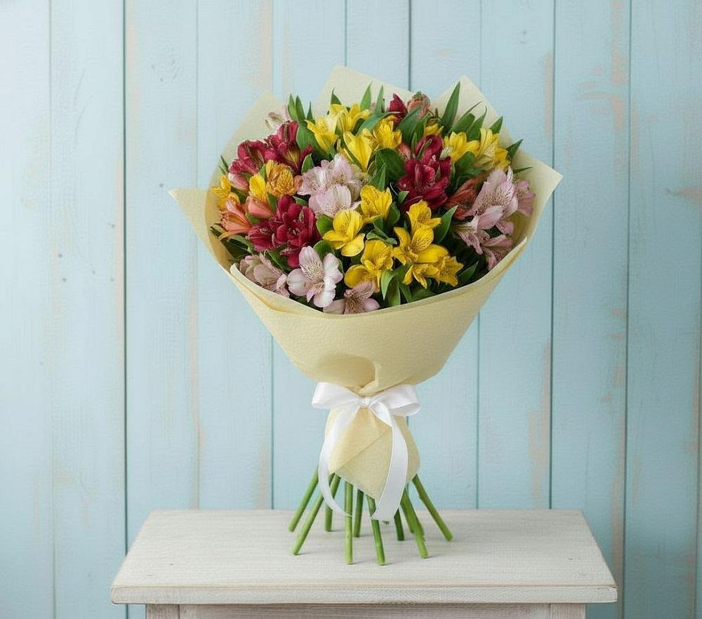 Букет цветов из: Альстромерии в Ялуторовске