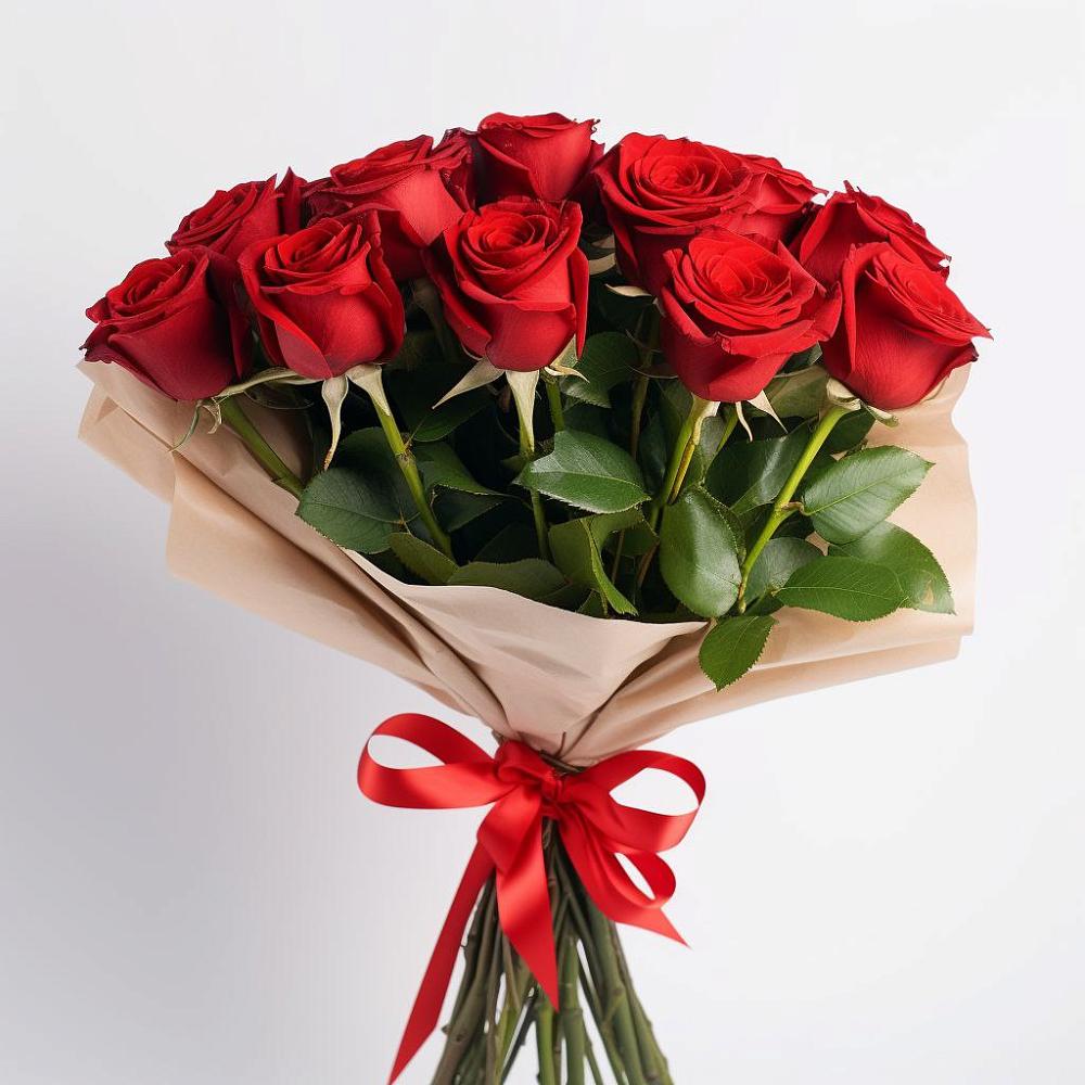 Букет 11 Красных роз Эдлесс Лав в Ялуторовске